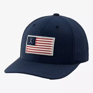 Ping Stars & Tees Navy Blue Golf SnapBack Cap w/ Embroidered Design